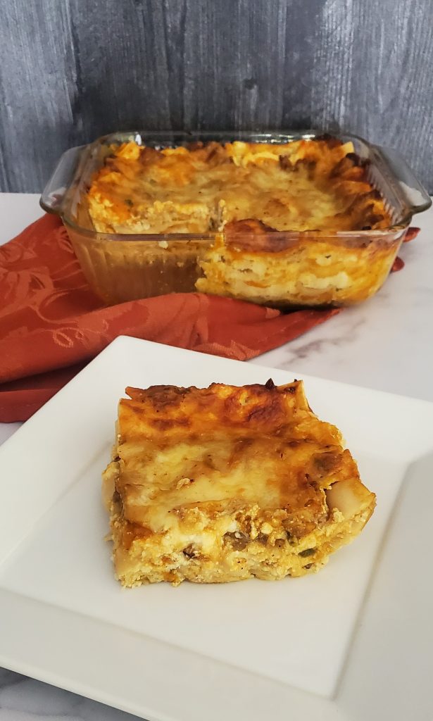 Pumpkin Sausage Lasagna - The Archaeologist Bakes